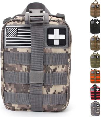 China Tear-Away EMT Medical First Aid MOLLE Rescue Climbing Tools Outdoor Medical Mountaineering Pouch Bag Tactical Rescue Pack Rescue for sale