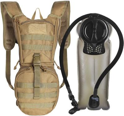 China Tactical Rucksack Hydration Pack 900D Backpack With 2.5L Bladder To Increase Running Walking Climbing Backpack Cycling for sale