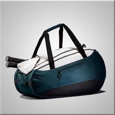 China Large Capacity Waterproof Badminton And Tennis Bag Sport Waterproof Bag With Shoes Compartment for sale