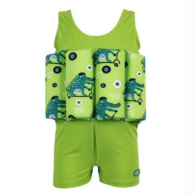 China 2022 Summer Girls Baby Boy Removable Float Padded Swimsuit Adjustable One-Piece Baby Swimwear for sale