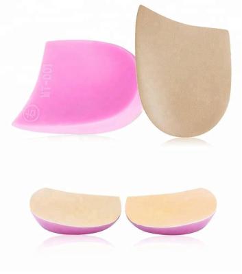 China Reduce Pressure and Protect Heel BEEF Type Leg Heel Inserts Orthopedic Insole Halfsphere Design Perfect for Bow Legs and Kick Knees for sale