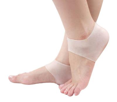 China Good way to relieve uncomfortable heel pain immediately. Silicone Heel Protector Pain Relief Insole Protect Foot Care Gel Heel Pad for sale