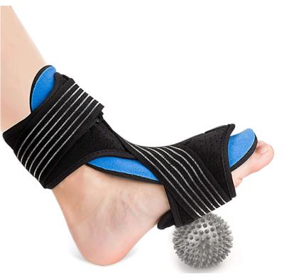 China Adjustable Elastic Drop Adult Plantar Orthotic Orthotic Brace Foot Splint Night Fasciitis Foot Splint for sale