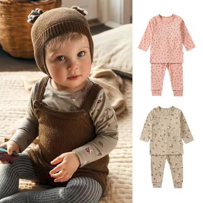 China New Arrival Antibacterial Summer Cotton Baby Sleepsuits Short Sleeve Single Baby Suit Toddler Wears Outfits 2 Pieces Terno Clothing for sale