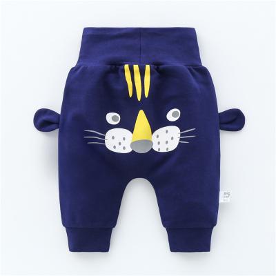 China Breathable Newborn Baby Clothes Cartoon Harem Pants High Waist Pants Baby Boy Pants Girls Boys Cotton PP Pants Toddler Baby Boy Bottoms for sale