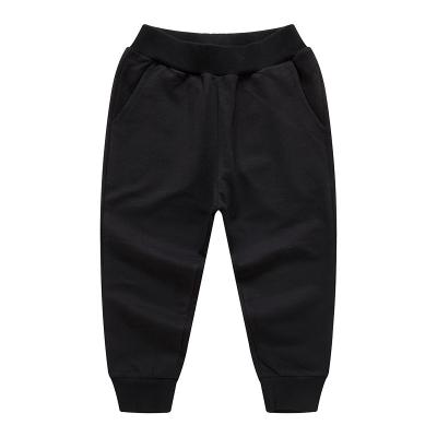 China 2021 New Autumn Cotton Trousers Boys Plain Breathable Girls Long Trousers 3-10y Comfort And Leisure Sweatpants Children Girl Casual Pants for sale