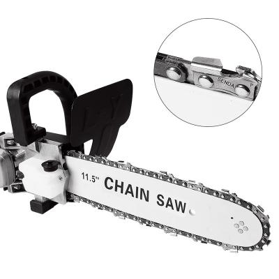 China Anti-skid Heavy Duty Variable U-handle Chainsaw Pneumatic Grinder Angle Shaft Saw Chainsaw and Accessories For Sale for sale