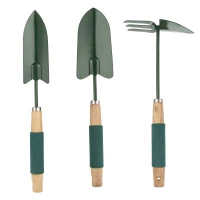 China Garden Tool Kits Free Sample Garden Tool Kit - 3 Piece 4 Piece 5 Piece Garden Tool Kit Heavy Duty Wooden Handle for sale