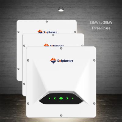 China SOLPLANET 15kW 20kW Residential Hot Sale Solar Power Inverter With RS485/WiFi/GPRS Optional for sale