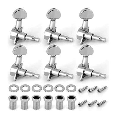 China 3L3R GUITAR Guitar Accessories Closed Chrome Tuner Keys Heads Guitar Tuning Pegs For Acoustic Guitar for sale