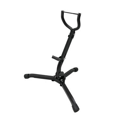 China High Quality Metal Musical Instrument Accessories Folding Stand Alto Tenor Display Seat Saxophone for sale