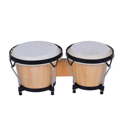 China Percussion instruments high quality cheap bongo drum for sale 6-7 inch for sale