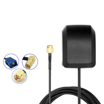 China vehicle GPS antenna for MFD2 RNS2 RNS-E GPS antennas with Fakra-C female 3M connector RG174 25*25*4 for sale