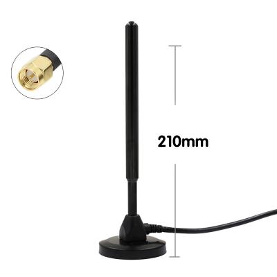 China 433 MHz Antenna GSM GPRS 5dBi High Gain Magnetic Antenna For Communication SMA Antenna 196MM for sale