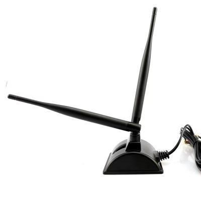 China 4GLTE 433/315MHz 2.4G 5.8G Antenna , 2.4GHz+5.8GHz Dual Band Router WiFi Antenna 196MM for sale