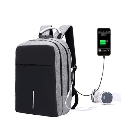 China USB Men Briefcase Notebook Bags Business Laptop Anti Theft Charging Backpack for sale