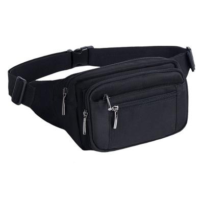 China Water Proof Fashion Sports Black Men's Universal Cash Mobile Phone Waterproof Fanny Pack Waist Bag for sale