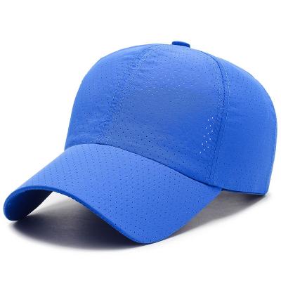 China COMMON Factory Wholesale Cheap 6 Panel Embroidery Print Cotton Blue Hat,Custom Logo Sports Baseball Hat Women Hats for sale