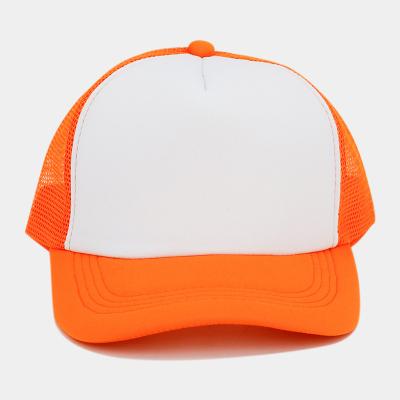 China Low Moq Logo Baseball Cap Mesh Foam White Logo Trucker Hat COMMON Gorras Plain for sale