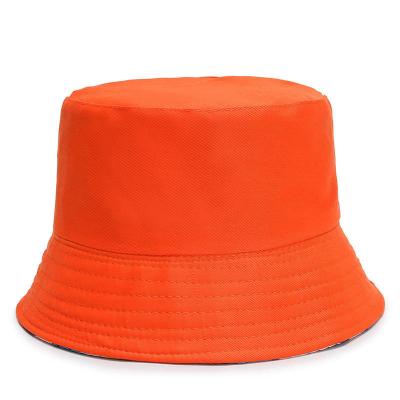 China Wholesale Parasol Fashion Design Customized Single Reversible Bucket Hat Wholesale Double Sided Hat For Adults for sale