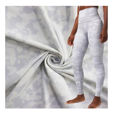 China Double Skin-friendly Stretch Fabric Faces Free Samples 78.5%Nylon 21.5%Spandex Upper Knitted Fabric For Yoga Wear for sale