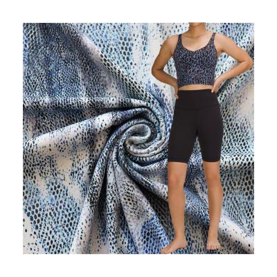 China Double Faced High Stretch Skin-friendly Fabric 78.5%Nylon 21.5%Spandex Knitted Fabric For Sportswear for sale