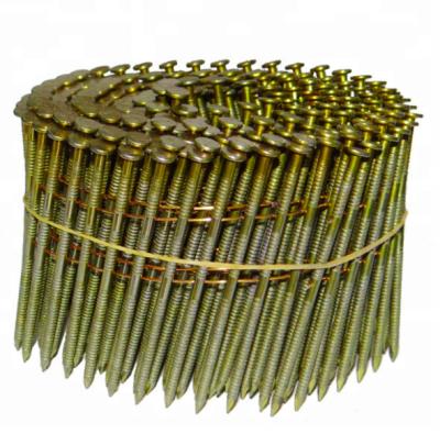 China Steel (2.2~2.5) X (50~57Mm) Screw Ring Shank Pallet Coil Nails for sale