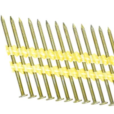 China Factory Direct Sales Polish Finish Smooth Leg Transition 113mm*2-3/8" strip plastic nails for sale