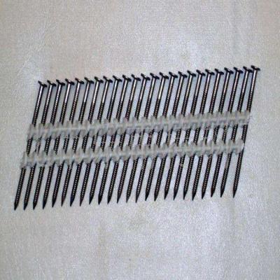 China 21/34 degree transition around head plastic strip framing nails with Fuel Cell Pack for sale