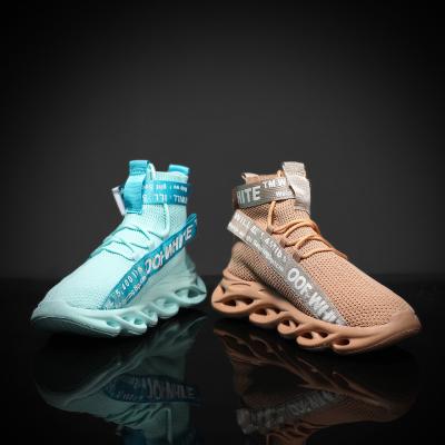 China 2022 Big Size Factory Moq Low Moq Running Shoes Mens Sock Blade Shoes Outsole Casual Wholesale Custom Sport Sneaker CUSHIONING for sale