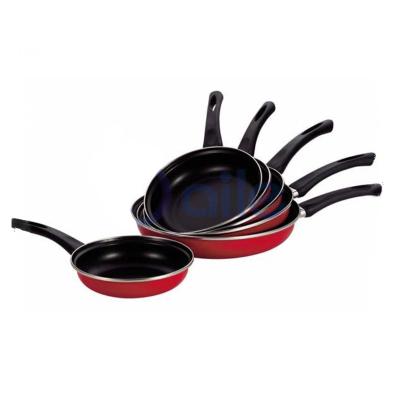 China High Quality Durable Carbon Steel Enamel Non-Stick Frying Pan for sale