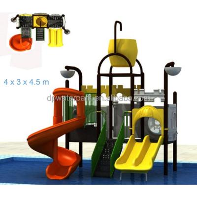 China Water Park Kids Water Playground For Water Park Or Resort Hotel Commercial Small Size Plastic Water Slide For Sale for sale