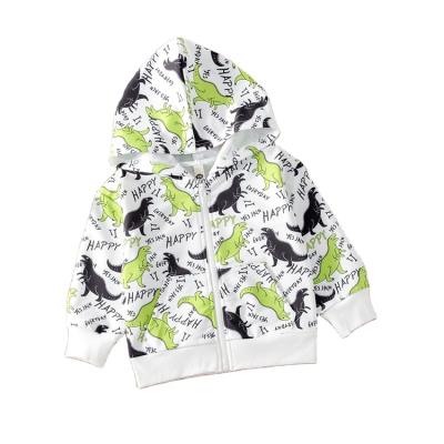 China Anti-wrinkle Children's Hooded Custom Printed Hot Spring And Autumn Jacket Latest Long Coat Pant Designs for sale