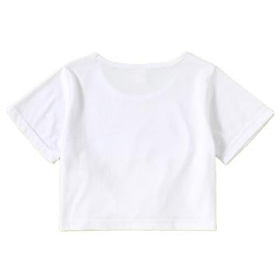 China Viable Accept Custom Printed Designs Fashion Trends Girls' Shortsleeve T-Shirts for sale