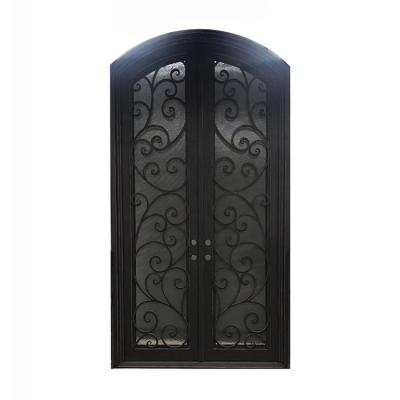 China Swing High Quality Stylish Swing Exterior Wrought Iron Gate Modern Design for sale