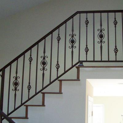 China Easily Assembled / Eco Proof / Rot Proof / Waterproof Antique Design Wrought Iron Stairs Handrail , Used Wrought Iron Handrail for sale