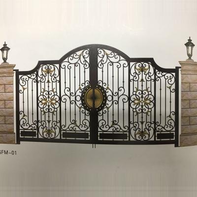 China Swing Deluxe Wrought Iron Grill Base Track Design for sale