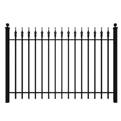 China Easily assembled wrought iron fence for sale