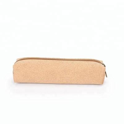 China High Quality Waterproof Recyclable Lightweight Cork Pen Pouch Eco-Friendly Vegan Cork Pencil Case Cork Pen Bags for sale