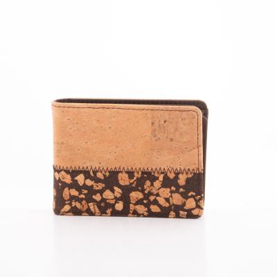 China New Waterproof Material Cafe Marc The Eco-Friendly Short Wallet 100% Cork Card Holder Wallet for sale