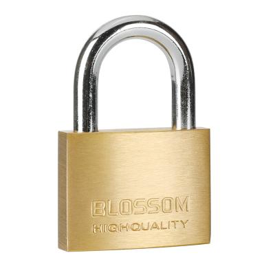 China Cheap & Durable 40mm Customized BC16 Master Key To Similar Padlocks Set OEM Bravo Real Brass Padlock In Yiwu Padlock Brass Padlock for sale