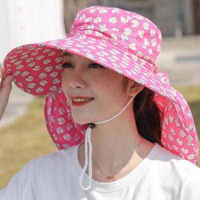 China JOINT Summer Sunscreen Face And Neck Protection Cap Quick-drying Breathable Fisherman Hat for sale