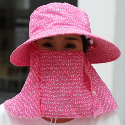 China New Style Casual Collar Folding Sun Hat Outdoor Cap Protective Cap Custom UV for sale