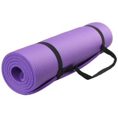 China Gymnastics InchExtra 71 Thick Inch Long NBR Comfort Foam Yoga Mat for sale