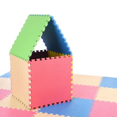 China Non-Slip EVA Sheet Texture 60*60*1CM EVA Foam Interlocking Puzzle Floor Playing Mat For Home Exercise for sale