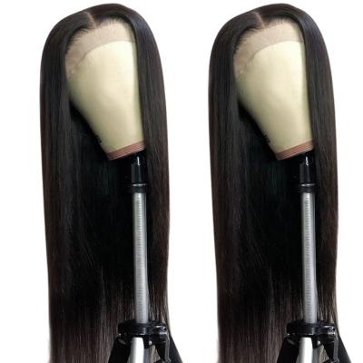 China Brazilian Hair 6*6 Lace Wig 180% Density Straight Human Hair Front Wig Closure 6*6 Straight Lace Closure for sale