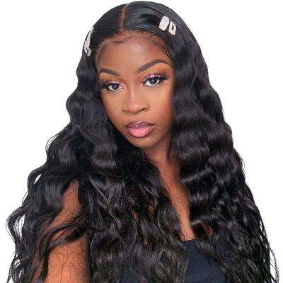 China Hd 30 Inches Loose Deep Wave Wig 6x6 Lace Frontal Wigs Transparent Loose Deep Wave Malaysian Loose Closure For Women Hair Wigs for sale