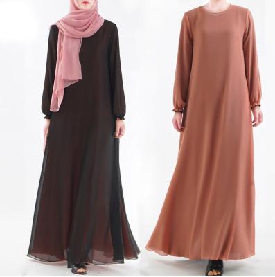 China High End Quality Wool Wearing New Arabic Robe Women Dresses Muslim Islamic Clothing Abaya Fabric for sale