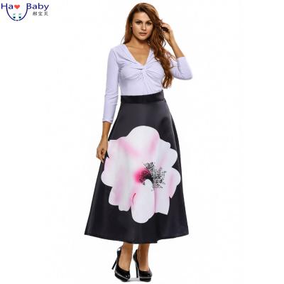 China European and American Plus Size Fashion Women's Skirts Printed A Line Skirt Mini Skirt for sale