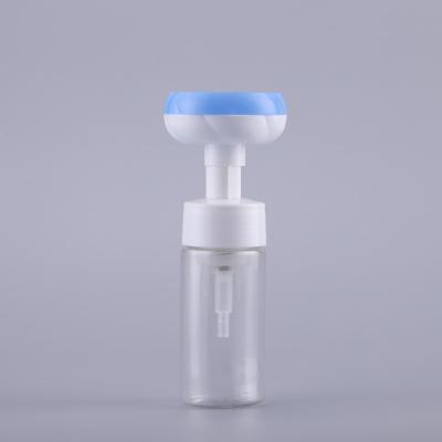 China Transparent Personal Care PET Flower Foam Pump Bottle For Hand Sanitizer for sale